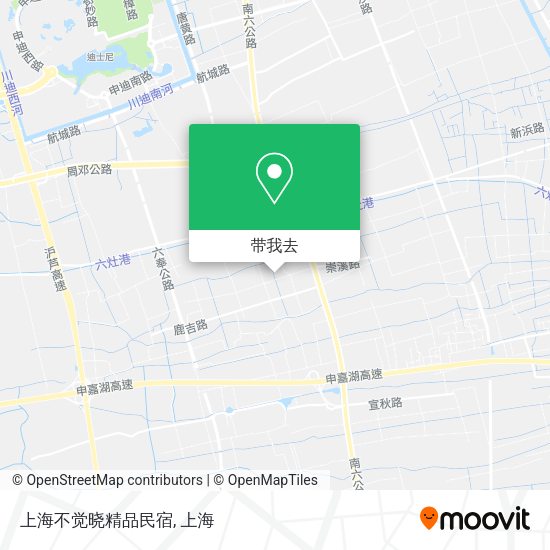 上海不觉晓精品民宿地图