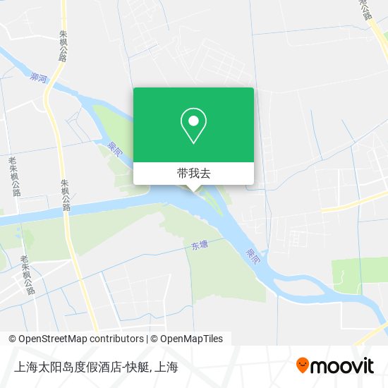 上海太阳岛度假酒店-快艇地图