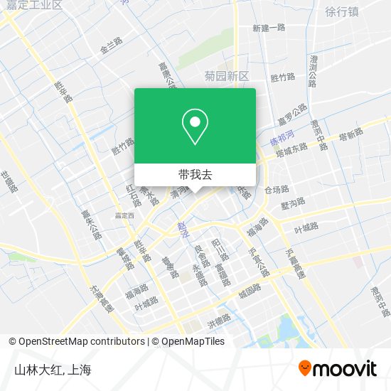山林大红地图