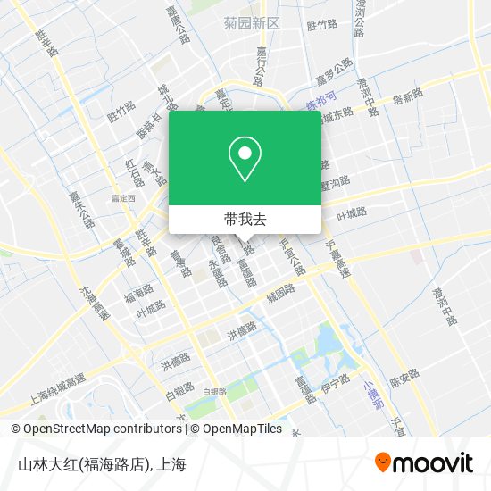 山林大红(福海路店)地图