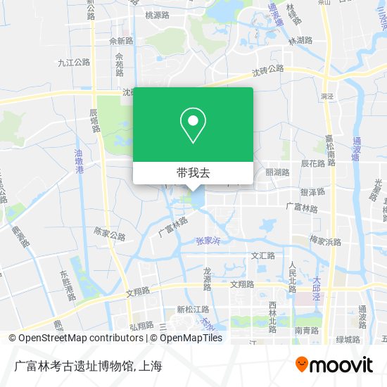 广富林考古遗址博物馆地图