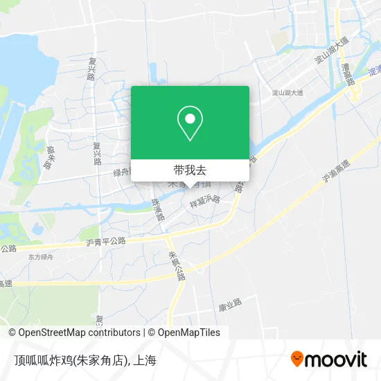 顶呱呱炸鸡(朱家角店)地图