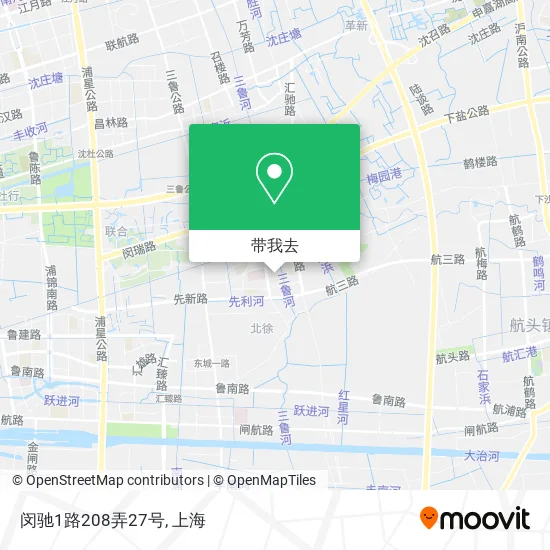 闵驰1路208弄27号地图