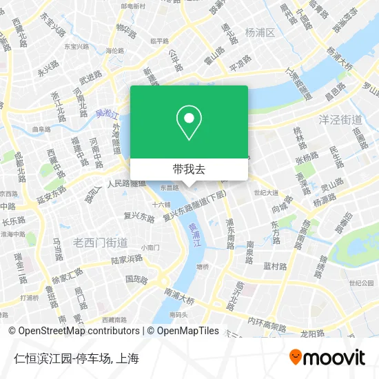 仁恒滨江园-停车场地图