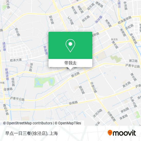 早点一日三餐(徐泾店)地图