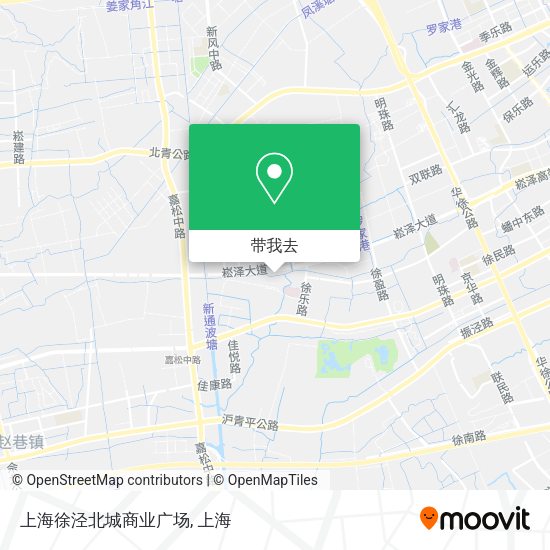 上海徐泾北城商业广场地图