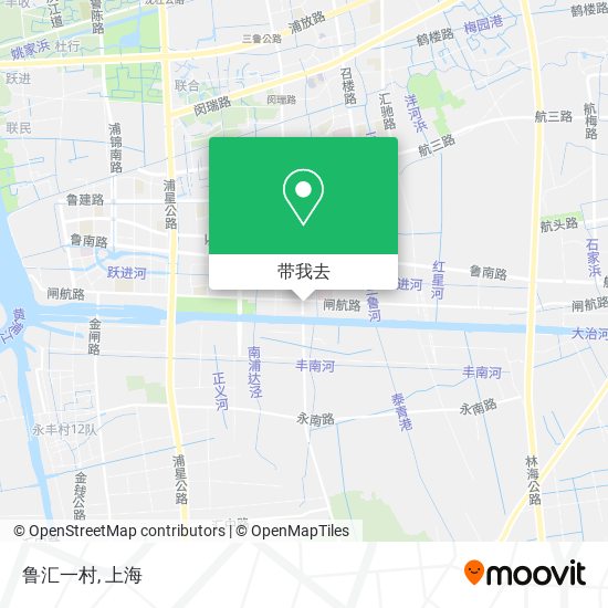 鲁汇一村地图