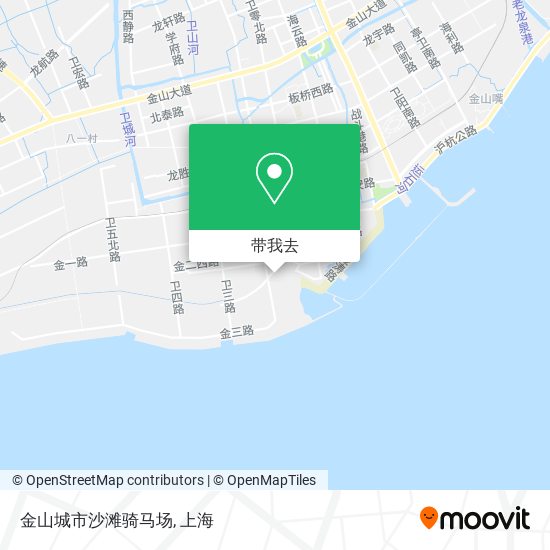 金山城市沙滩骑马场地图