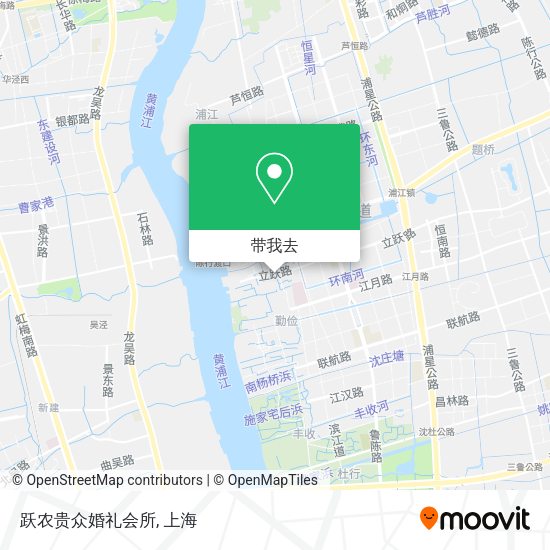 跃农贵众婚礼会所地图