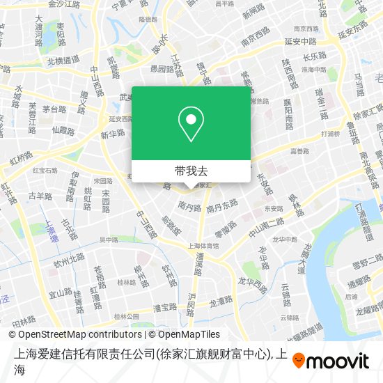 上海爱建信托有限责任公司(徐家汇旗舰财富中心)地图