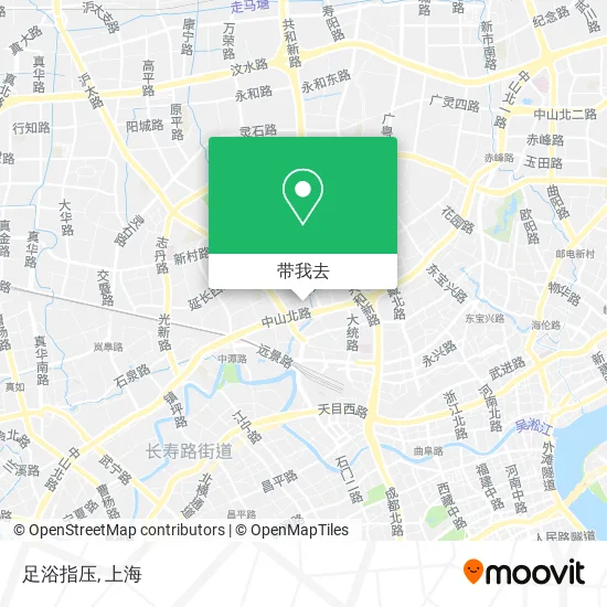 足浴指压地图