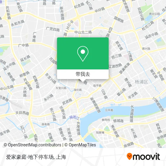 爱家豪庭-地下停车场地图