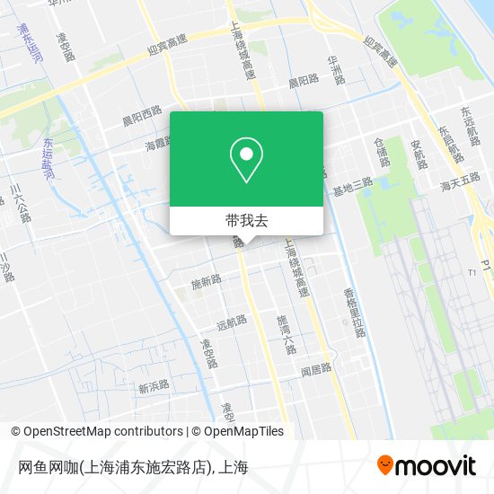 网鱼网咖(上海浦东施宏路店)地图