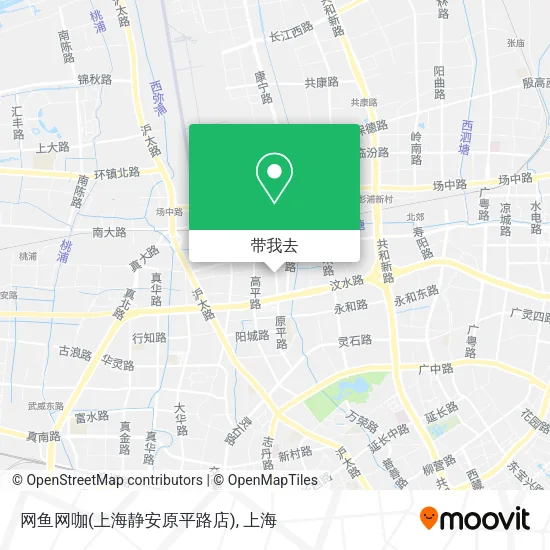 网鱼网咖(上海静安原平路店)地图