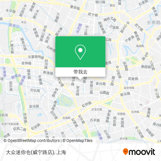 大众迷你仓(威宁路店)地图