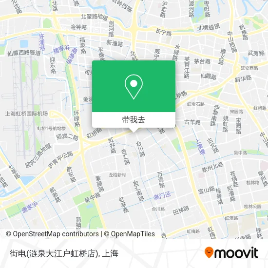 街电(涟泉大江户虹桥店)地图