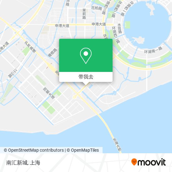 南汇新城地图