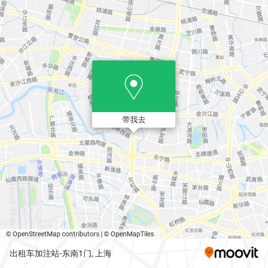 出租车加注站-东南1门地图