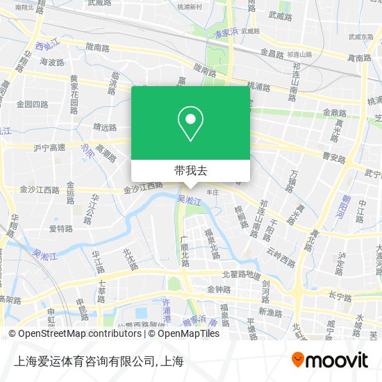 上海爱运体育咨询有限公司地图