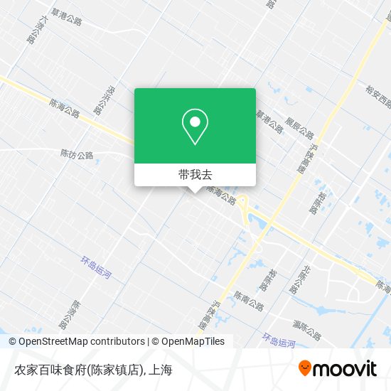 农家百味食府(陈家镇店)地图