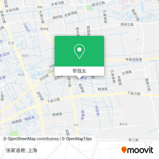 张家港桥地图