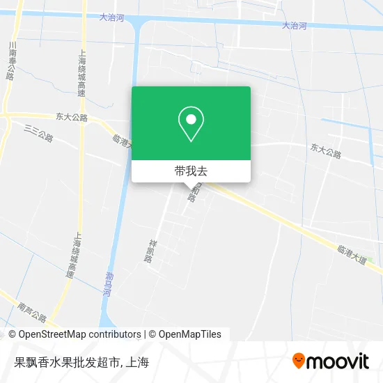 果飘香水果批发超市地图