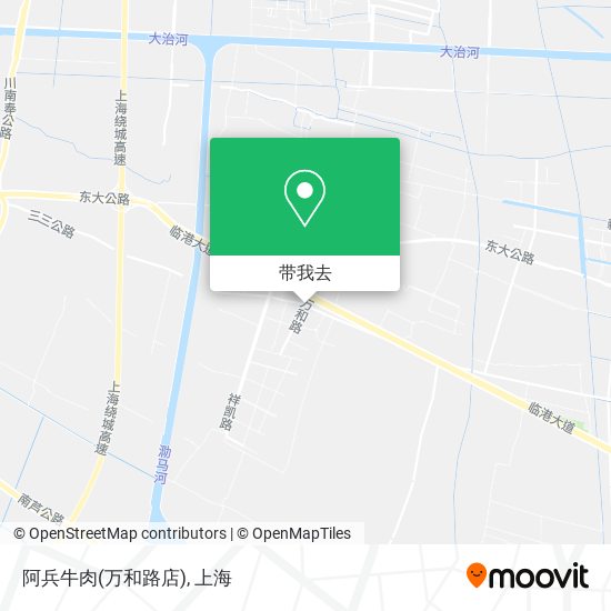 阿兵牛肉(万和路店)地图