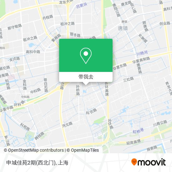 申城佳苑2期(西北门)地图