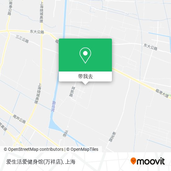 爱生活爱健身馆(万祥店)地图