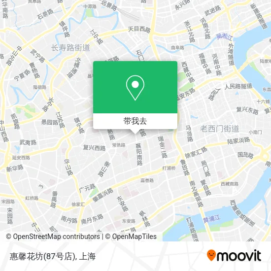 惠馨花坊(87号店)地图