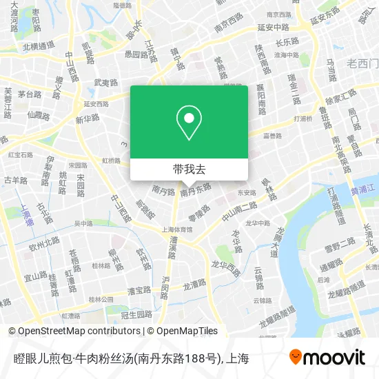 瞪眼儿煎包·牛肉粉丝汤(南丹东路188号)地图