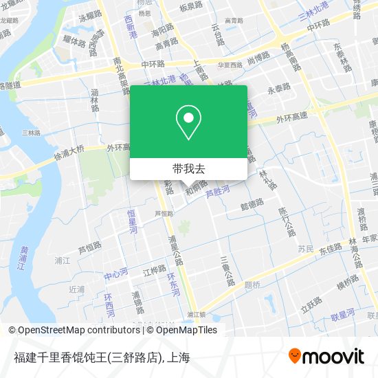 福建千里香馄饨王(三舒路店)地图