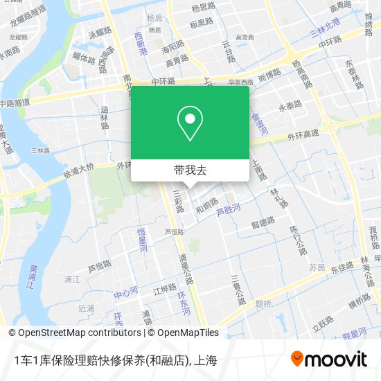 1车1库保险理赔快修保养(和融店)地图