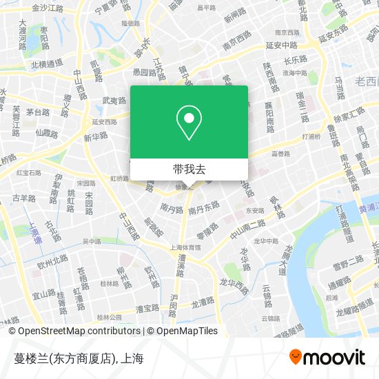 蔓楼兰(东方商厦店)地图