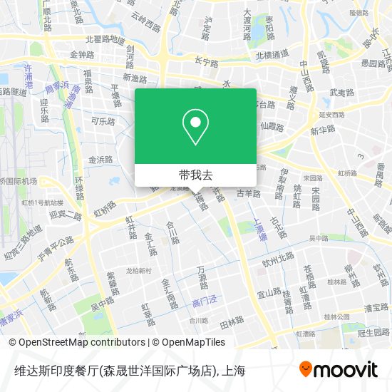 维达斯印度餐厅(森晟世洋国际广场店)地图