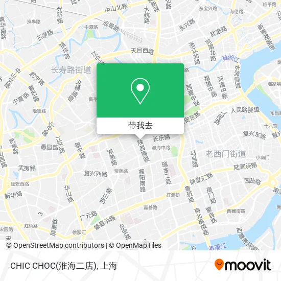 CHIC CHOC(淮海二店)地图