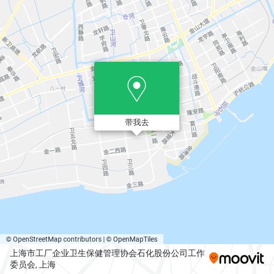 上海市工厂企业卫生保健管理协会石化股份公司工作委员会地图