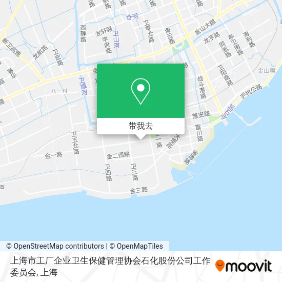上海市工厂企业卫生保健管理协会石化股份公司工作委员会地图
