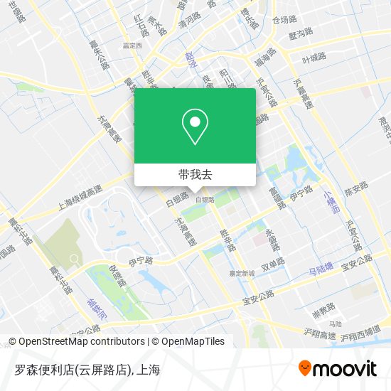 罗森便利店(云屏路店)地图
