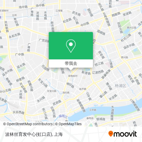 波林丝育发中心(虹口店)地图