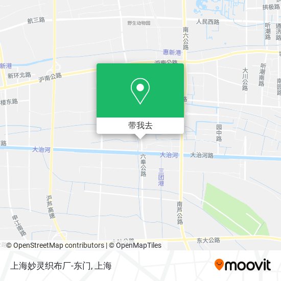 上海妙灵织布厂-东门地图