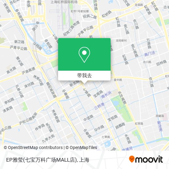 EP雅莹(七宝万科广场MALL店)地图