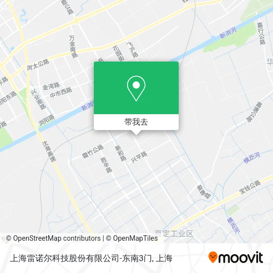 上海雷诺尔科技股份有限公司-东南3门地图