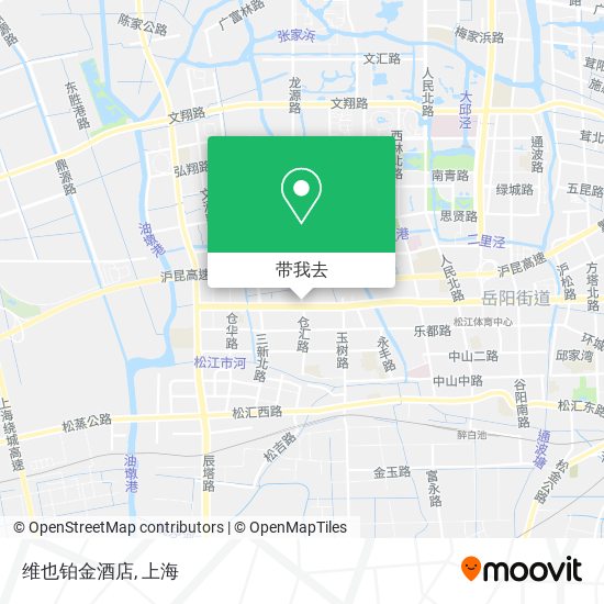 维也铂金酒店地图