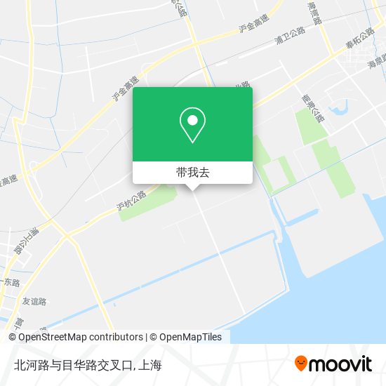 北河路与目华路交叉口地图