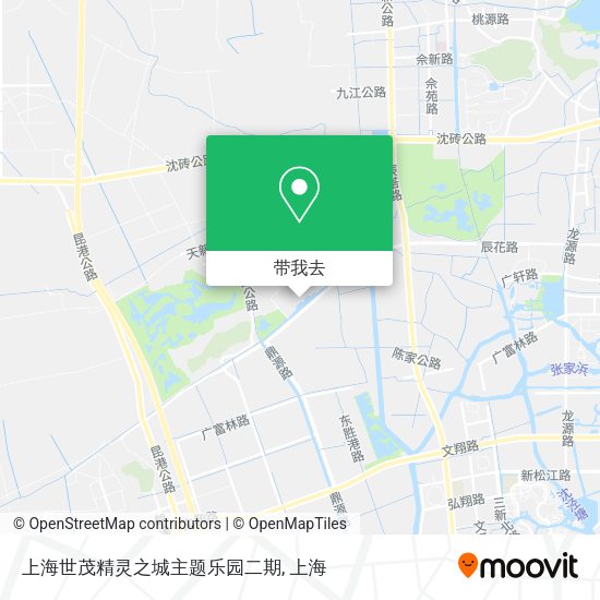 上海世茂精灵之城主题乐园二期地图