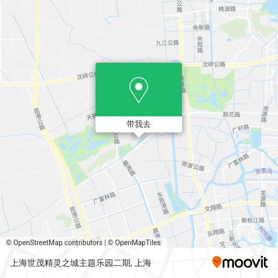 上海世茂精灵之城主题乐园二期地图