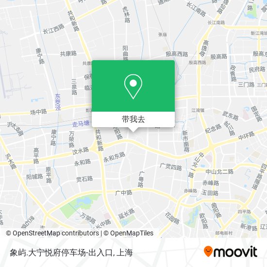 象屿.大宁悦府停车场-出入口地图
