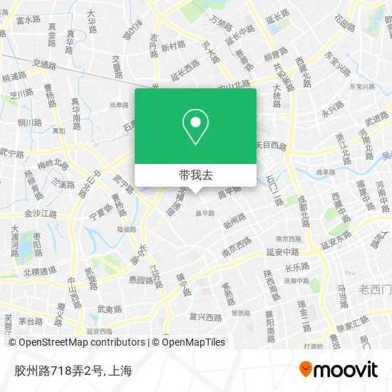 胶州路718弄2号地图