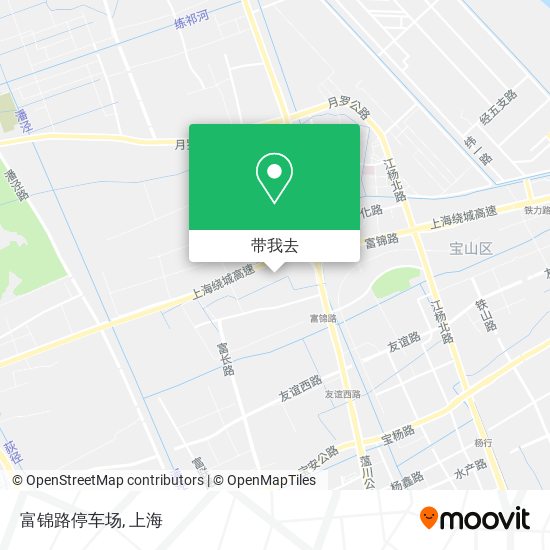 富锦路停车场地图